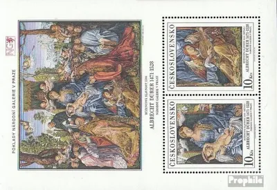 Produktbild von Briefmarken Tschechoslowakei 1989 Mi Block92 (kompl.Ausg.) postfrisch Kunst