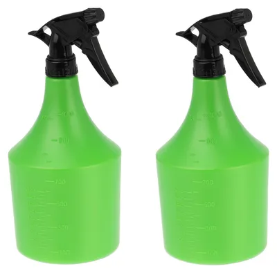 Produktbild von Pflanzensprüher Blumensprüher Sprühflasche - 2er Set - 1 Liter - Verstellbare Sprühdüse - Grün mit Schwarz