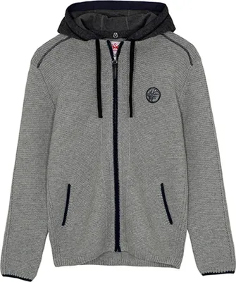 Produktbild von SPIETH & WENSKY Echo-Strickjacke Herren Hellgrau L