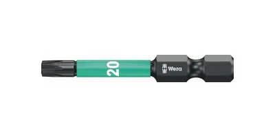 Immagine prodotto di Bit Impaktor da 1/4" DIN 3126 E6,3 T20x50 mm, confezione da 5 pezzi Wera | 4013288223982