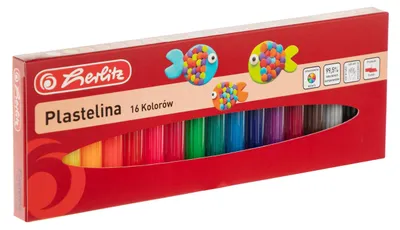 Obrázek produktu pro Plastelina 16 intensywnych kolorów