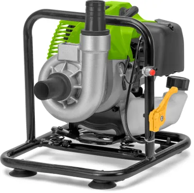 Obrázek produktu pro FIELDMANN FVC 6010-B Benzínové zahradní čerpadlo, 2-taktní jednoválec 52cm3, výkon motoru: 1.45 kW, poměr palivové směsi (olej/palivo) 1:25, max. výtlak 30 m