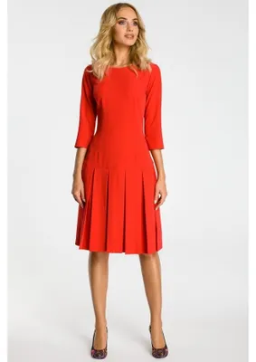 Productafbeelding van Made of Emotion, damesjurk Carino M336, rood, maat XL