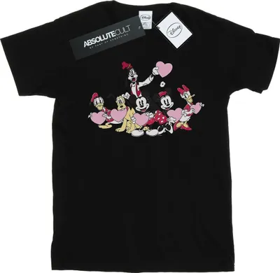 Produktbild von Disney - "Love Friends" T-Shirt für Herren BI40904 (S) (Schwarz)