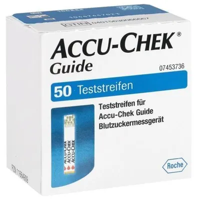 Zdjęcie produktu dla Paski testowe ACCU-CHEK Guide, 50 pasków testowych