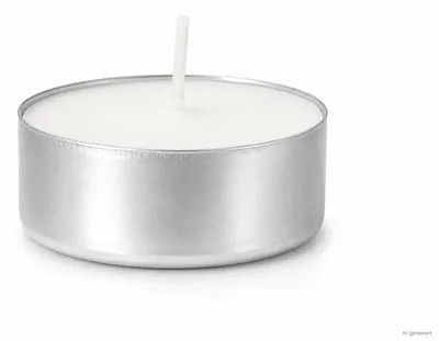 Produktbild von Teelichter Weiß 30 Stück – 8 Stunden Brenndauer – Aluhülle