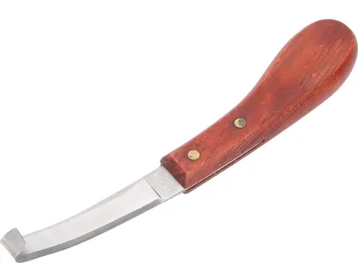 Produktbild von Pferdehufmesser, Trimmmesser mit Edelstahlklinge und komfortablem Griff