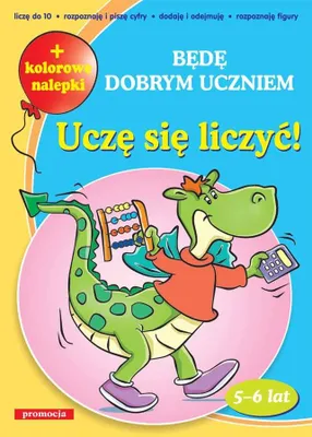 Produktbild von Siedmioróg książka z naklejkami - Nauka liczenia dla przedszkolaków