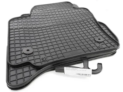 Produktbild von für Seat Altea ab 06/2004 Passform Fußmatten PETEX Gummimatten 4-teilig schwarz Allwettermatten Gummifußmatten