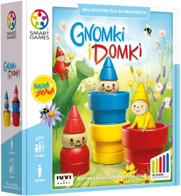 Zdjęcie produktu dla Smart Games Gnomki i Domki - gra logiczna dla dzieci