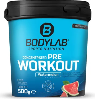 Produktbild von BODYLAB Concentrated Pre Workout - 500g - Wassermelone