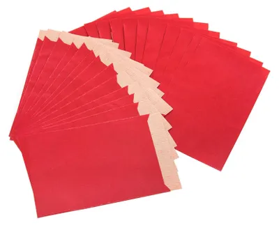 Produktbild von Rote Papierbeutel (7 x 9 cm) 100 Stück25 Stück