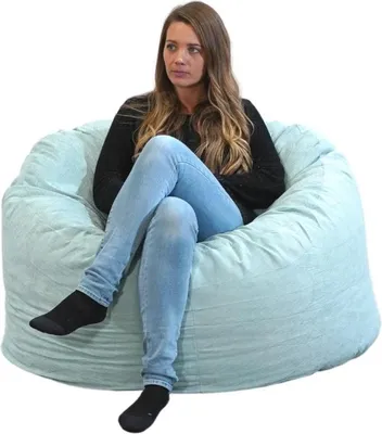 Immagine prodotto di Pouf in velluto a coste BANANAIR 100 cm verde
