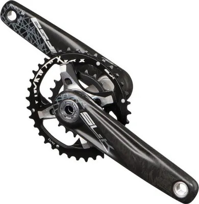 Produktbild von FSA Kurbelgarnitur SL-K MTB Modular BB392Evo 175 mm Schwarz - leichte, modula...