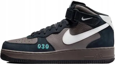 Produktbild von Nike Air Force 1 Mid NH2 - Berlin City - Herren Schuhe Braun-Schwarz DR0296-200 , Größe: EU 44.5 US 10.5