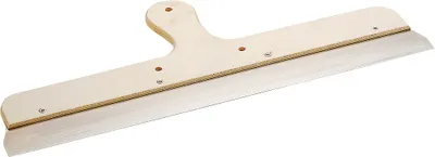 Produktbild von Flächenspachtel Blatt aus Edelstahl mit Naturholzgriff 500 mm