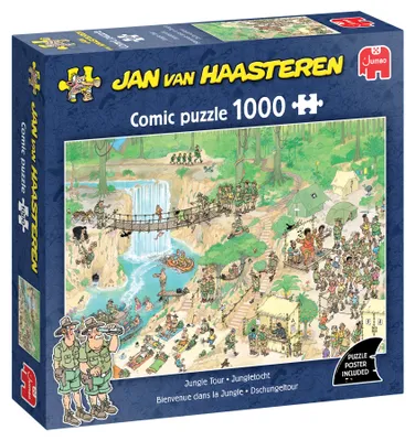 Produktbild von Jan van Haasteren - Dschungeltour (1000 Teile), 1000 Stück(e), Landschaft, 15 Jahr(e)