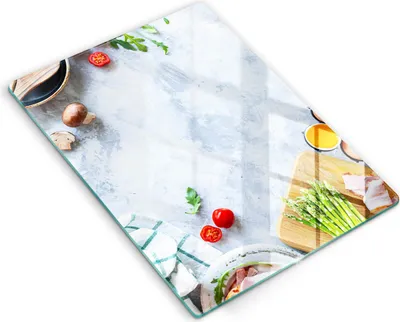 Produktbild von Abdeckung Glas - Küchenabdeckung - 40x52 cm - Abdeckplatte - Zutaten in der Küche