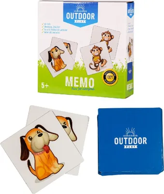 Produktbild von Outdoor Play Memo, Kartenspiel, Matching, 4 Jahr(e)