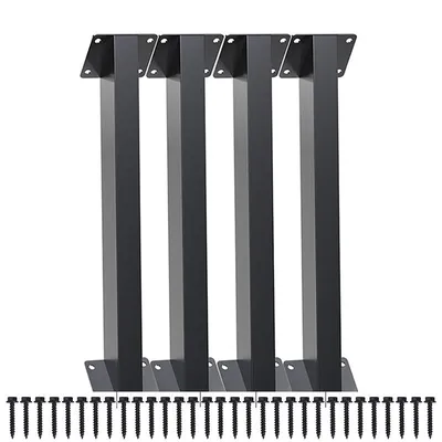 Produktbild von 4-teiliges 45°-Winkel-Stützsystem, Pergola-Set, Stabiler Kopfbandsatz für Holzpfosten,Verstärkungskit für Gartenlaube & Pergola,für Pergolen, Gartenpavillons, Terrassenpergolen