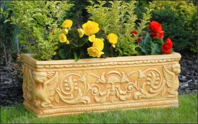 Immagine prodotto di Cestino portafiori vaso da giardino decorazione statua figure fioriera