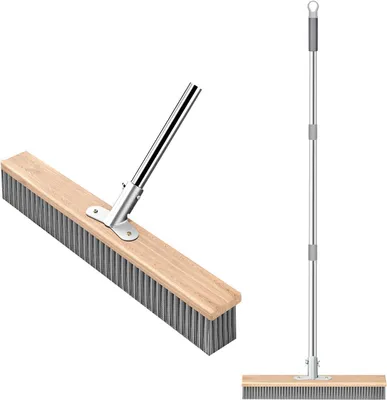 Produktbild von Draht-Unkraubbürste Garten aus robustem Stahl Silber 40 cm