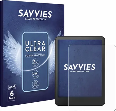 Produktbild von 6x Für Amazon Kindle Colorsoft Signature Edition Schutzfolie Savvies Displayschutz Display Schutz Folie Klar Transparent