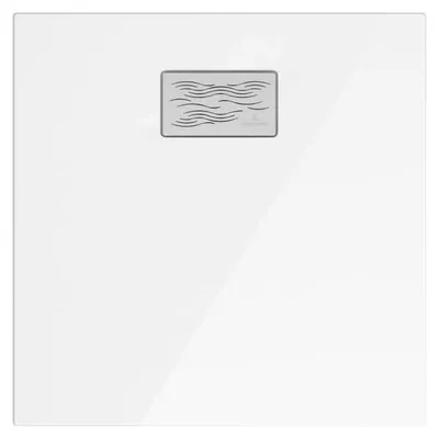 Immagine prodotto di Piatto doccia V&B Le Valence-AR CeraSoft 90x90x4cm, installazione a filo pavimento