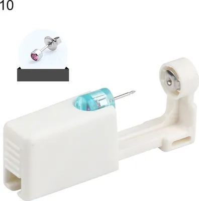 Produktbild von Ohrpiercer, Einweg-Piercing, Edelstahl, schmerzfrei, robustes Piercing-Gerät für den Alltag-10
