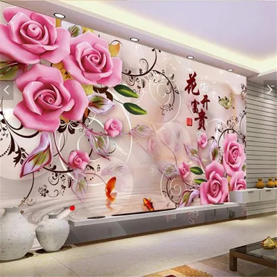 Produktbild von 5D Diamant Painting Kit Full Bohrer Rose Diamond Painting Strass Malerei Handgemachtes Wohnzimmer Schlafzimmer WandNachbildungation (90x60cm)