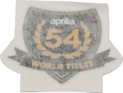 Produktbild von Aprilia Dekor Aufkleber, 54 world titles, 2H000874 kompatibel mit Aprilia RS4 RS ABS Tuono V4 RR Factory RSV4 RF i.e. 50 - 1100 ccm Bj. 2011 - 2022
