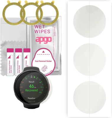 Produktbild von apgo 3 Stück Schutzfolie, Matt, kompatibel mit Polar Vantage V2 Smartwatch, Hydrogel Displayschutzfolie mit Positionierhilfe, Displayfolie, robust und kratzfest