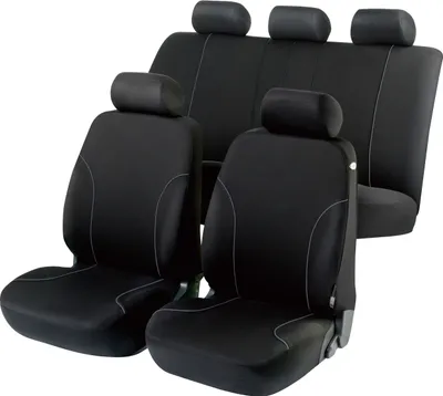 Produktbild von Walser Autositzbezug Allessandro Komplettset ZIPP IT Basic schwarz, 11799