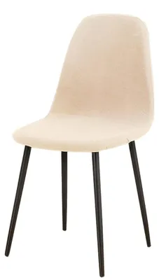 Stuhlbezüge für skandinavische Stühle, 4er-Set, beige, elastisch