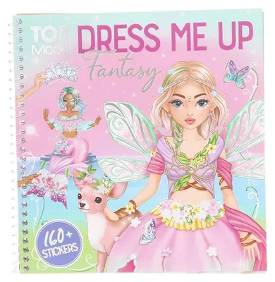 Produktbild von DEPESCHE TOPModel Stickerbuch Dress Me Up Fantasy 24 Seiten 160 Sticker