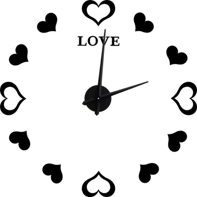 Zdjęcie produktu dla Innovative DIY Wall Clock Acrylic Mirror Surface Wall Sticker Clock for Home DecorationBlack