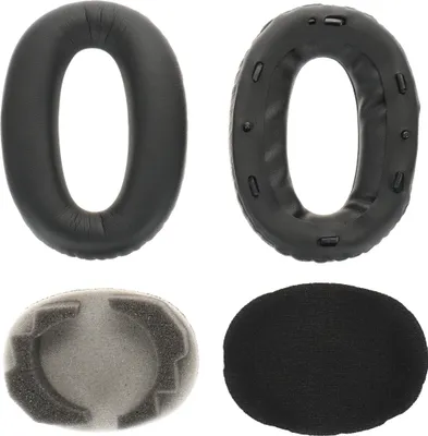 Obrázok produktu pre Náhradné náušníky kompatibilné so slúchadlami Sony WH1000XM2, WH1000XM3 a MDR 1000X | vrátane penovej vložky