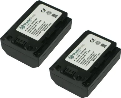Produktbild von 2x Trade-Shop Li-Ion Akku 1600mAh Ersatz Batterie kompatibel mit Sony Alpha 8S III ILCE-7M4 ILCE-9M2