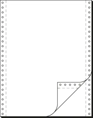 Produktbild von SIGEL 32242 Computerpapier 12"x240 mm, A4, LP, 60 g/m², 2f, blanko, 1000 Sätze, Endlospapier