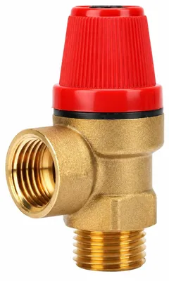Sicherheitsventil G1/2" Messing 6 bar DN15 für Hängekessel