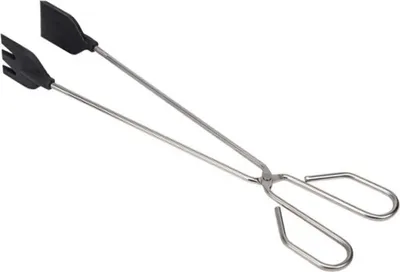 Produktbild von Küchenzange mit Silikonspatel aus Edelstahl, 35 cm