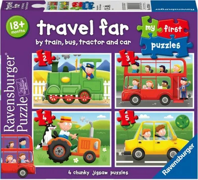 Immagine prodotto di RAVENSBURGER Il mio primo puzzle: Veicoli 4in1 (2,3,4,5 pezzi)