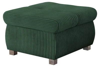 Produktbild von MIRJAN24 Polsterhocker Orkan Klein, Moderne Sitzhocker vom Hersteller, Holzkonstruktion, 60x60x39 cm (Farbe: Poso 14)