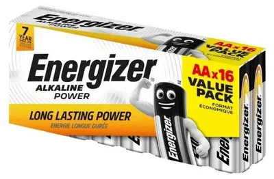 Zdjęcie produktu dla ENERGIZER Bateria alkaliczna AA/LR6, 16 sztuk
