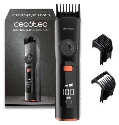 Obrázek produktu pro Cecotec Bartrimmer PrecisionCare Barber Elite. Nerezové čepele, 120 minut provozu na baterii.