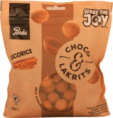 Produktbild von Panda Choco & Lakrits 330g