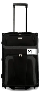 Produktbild von Reisekoffer mit 2 Rollen, Rollkoffer mittelgroß, Orlando, klassischer Weichschalen Trolley im zeitlosen Design, 63 cm, 58 Liter
