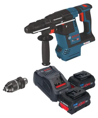 Productafbeelding van Bosch GBH 18V-26 F accuboormachine 18V 2,6J SDS-Plus Solo + snelwisselboorkop - zonder accu, zonder oplader ( 0611910000 )