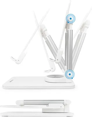 Produktbild von TooQ Hermes, Handy/Smartphone, Tablet/UMPC, Passive Halterung, Tisch/Bank, Weiß