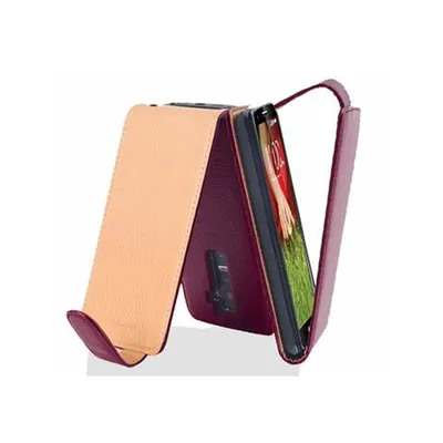 Image de Cadorabo Housse pour LG G2 Housse en violet Flip Etui Housse de portable Case Cover similicuir